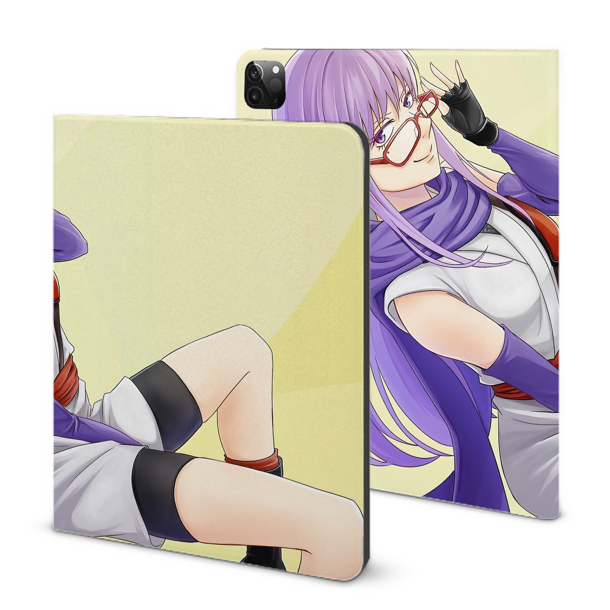 （画像用） ぎんたま 坂田銀時（さかたぎんとき） 神楽 志村新八（しむら しんぱち） GINTAMA Sakata Gintoki Kagura Shimura Shinpachi IPadケース ペンホルダー付き ブックスタイルデザイン